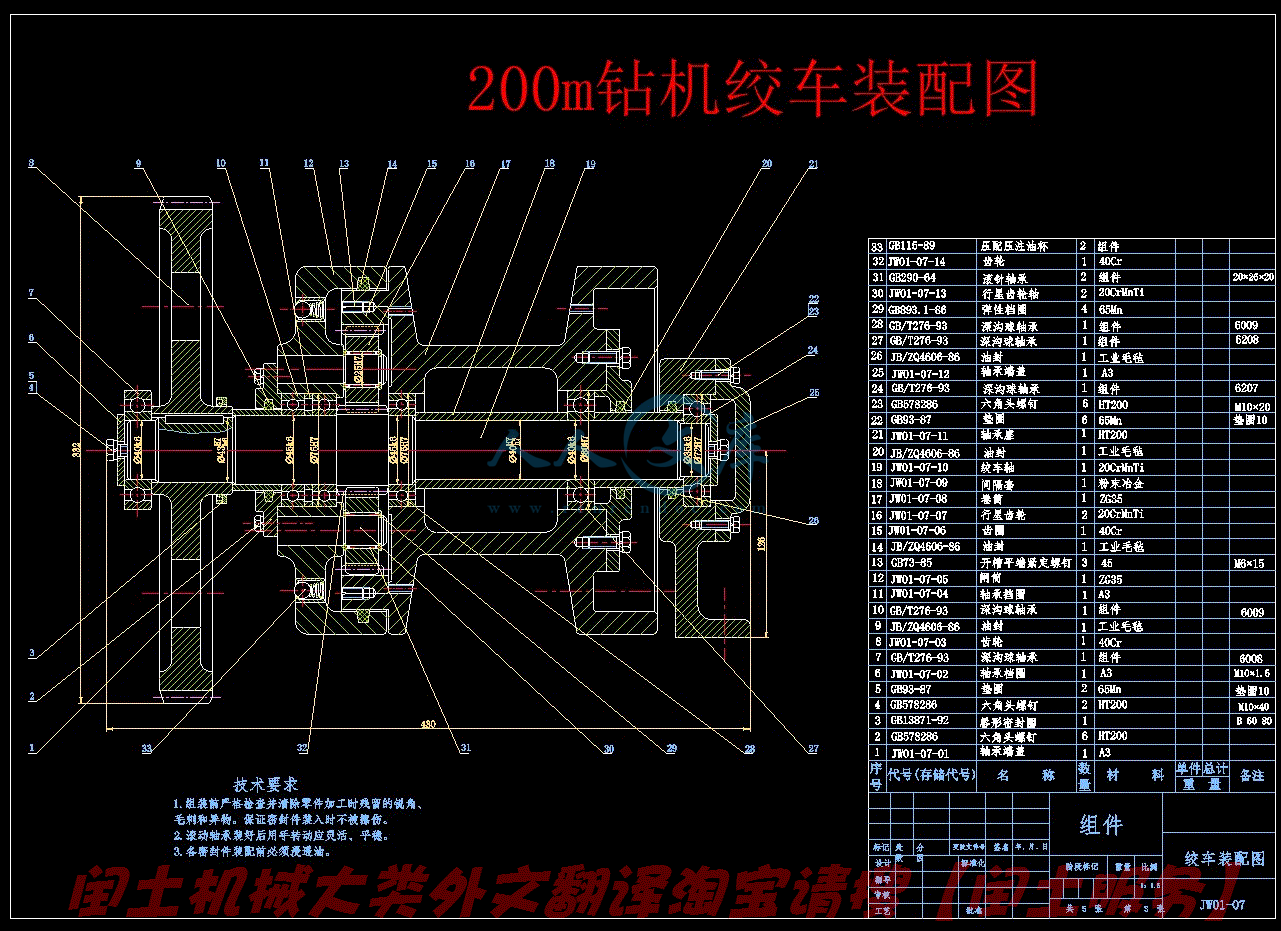 200米液压钻机变速箱的设计