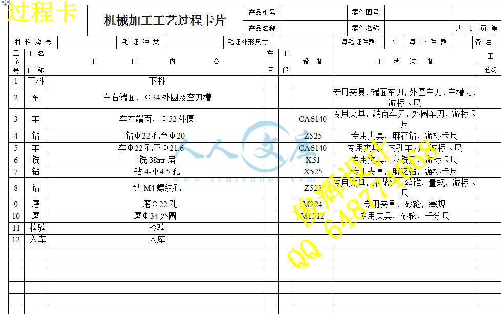 小法兰盘加工工艺及钻M4螺纹孔夹具设计【4张