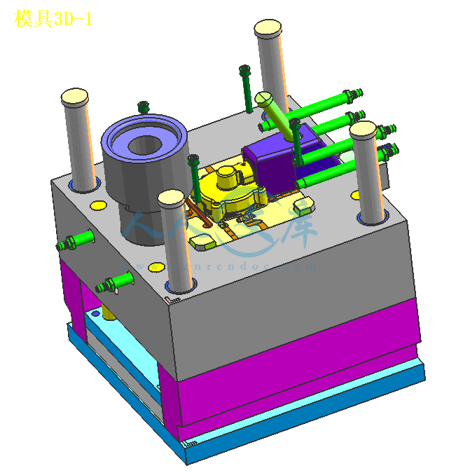 阀盖压铸模具设计[3d-ug]【15张cad图纸和说明书】