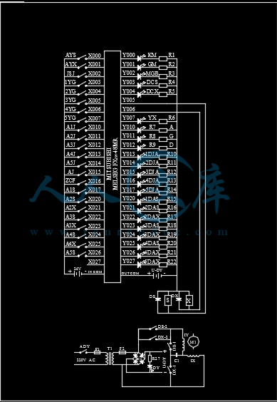 機電一體化plc控制電梯