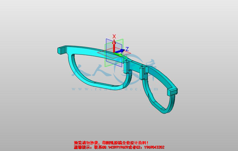 眼镜框的注塑模具设计眼镜架子注塑模原创优秀塑料注射模具全套课程