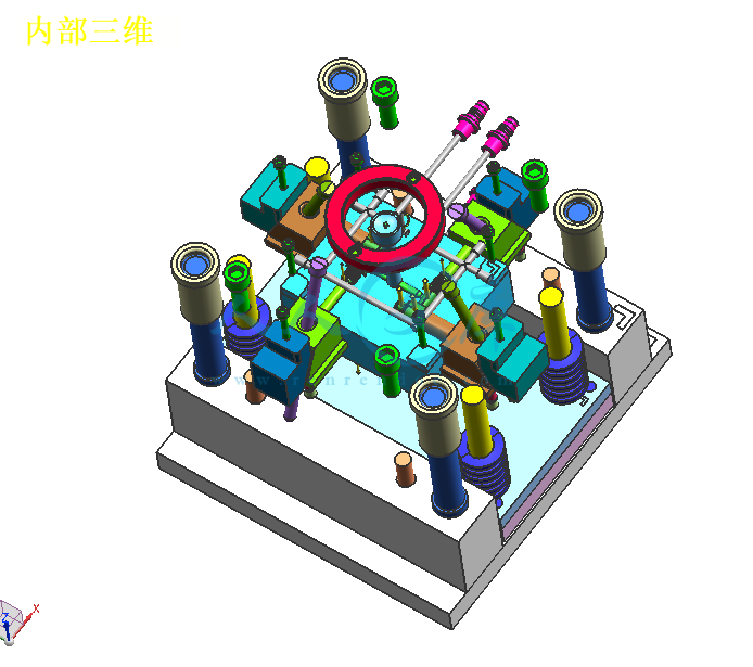 饮水机机嘴注塑模具设计[3d