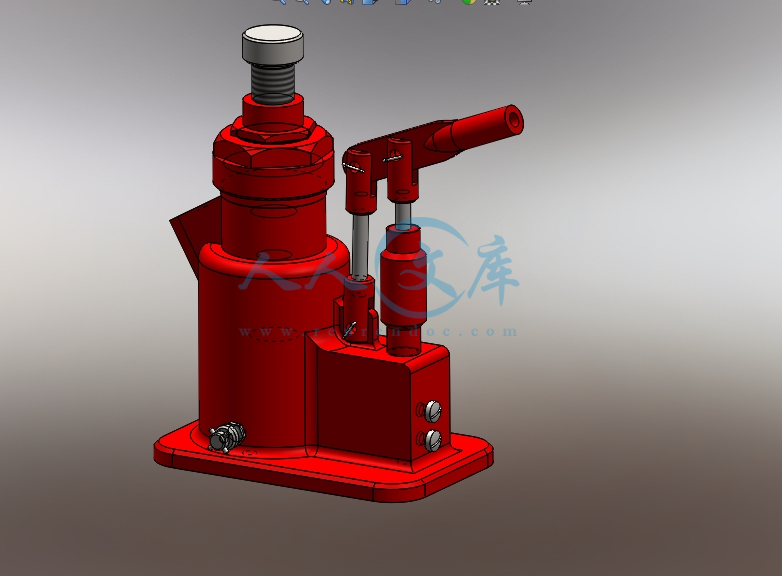 基於solidworks液壓式千斤頂的設計與運動學分析【含cad圖紙,sw三維】